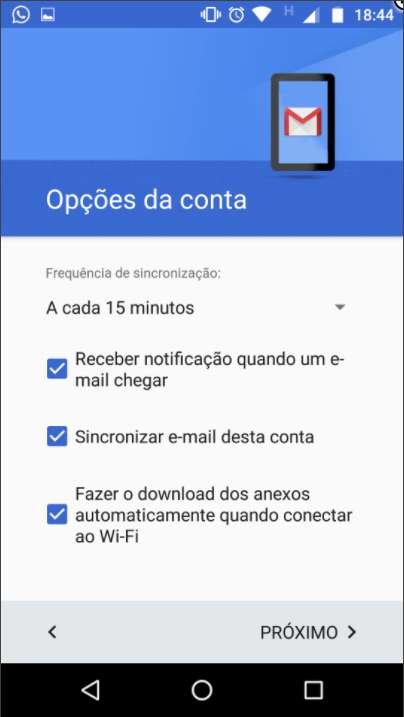 Como criar um e-mail pelo celular